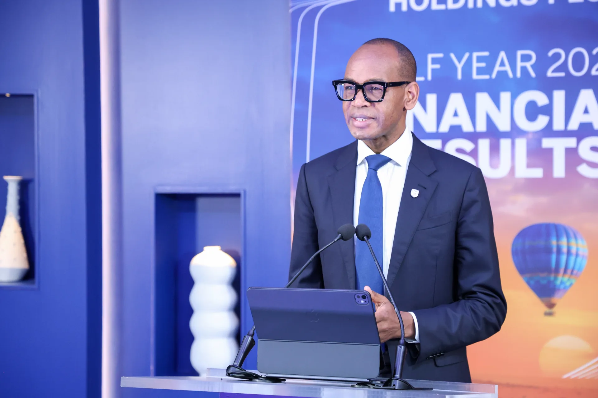 Stanbic Bank Kenya Chief Finance and Value Officer, Dennis Musau during the Stanbic Holdings PLC Half Year 2026 Financial Results.
