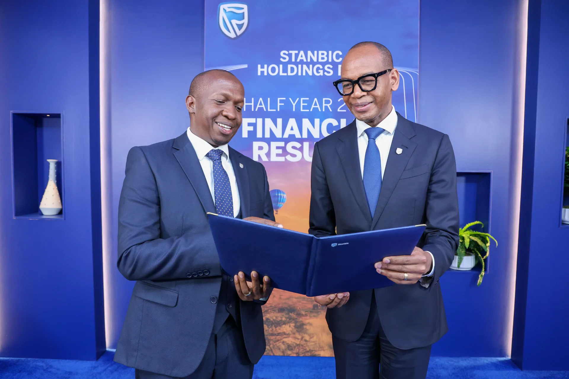Stanbic Bank Kenya Chief Finance and Value Officer, Dennis Musau during the Stanbic Holdings PLC Half Year 2026 Financial Results.