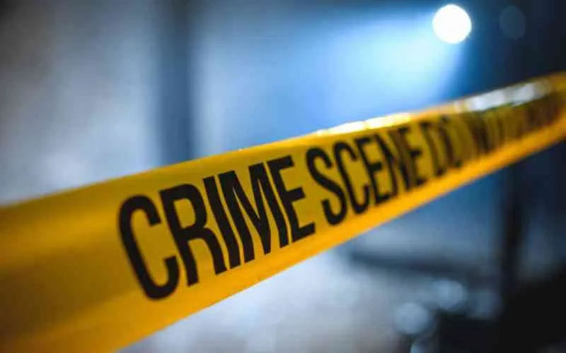 Wrecked white Mazda CX-5 registration KDW 640U with front damage after crash on Nakuru-Nairobi Highway and six sacks of bhang recovered by police