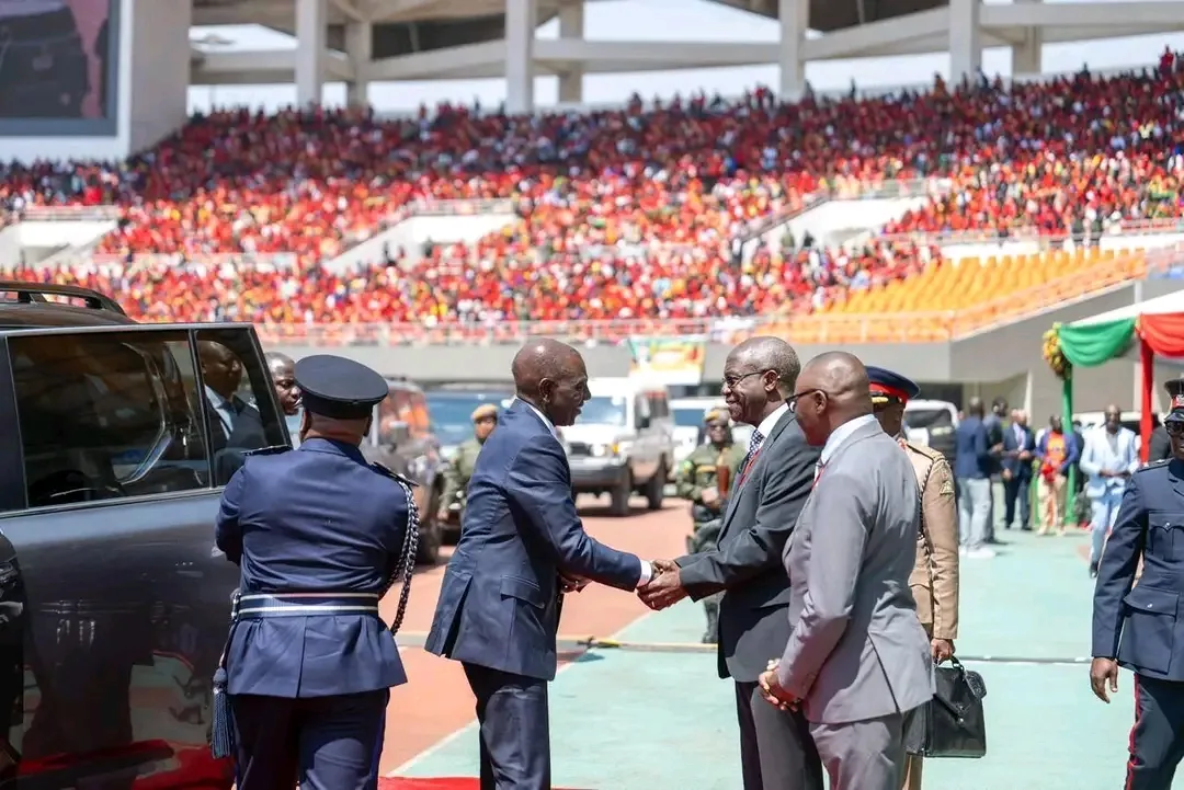 Ruto Congratulates Hichilema as Zambia President Begins Second Term, Pledges Stronger Kenya Ties