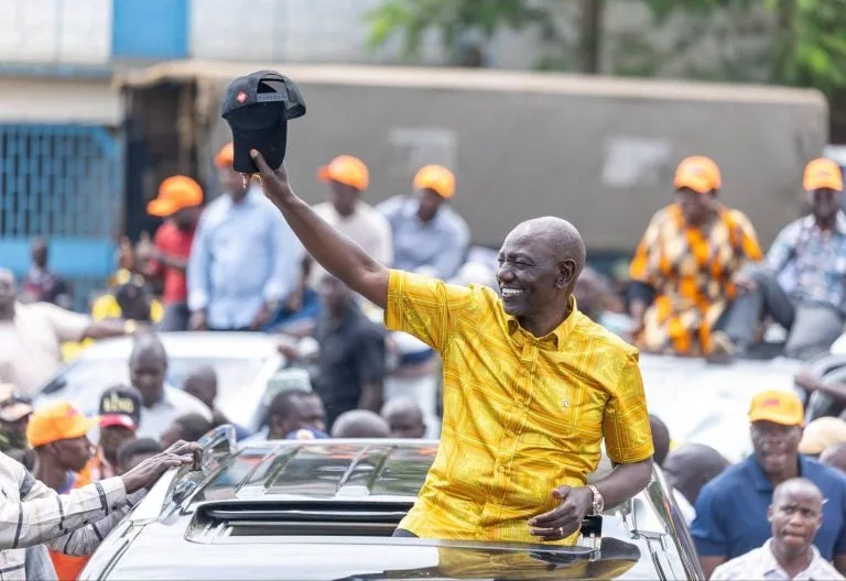 Ruto waving to crowd in Migori Sept 16 2026 Nyanza tour final day