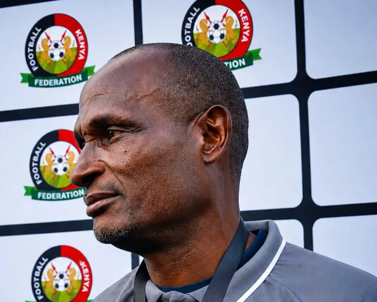 Al-Ahli coach Aliyu Zubairu at Nyayo Stadium after 1-0 loss to Tusker FC claiming Kenya has no enough oxygen