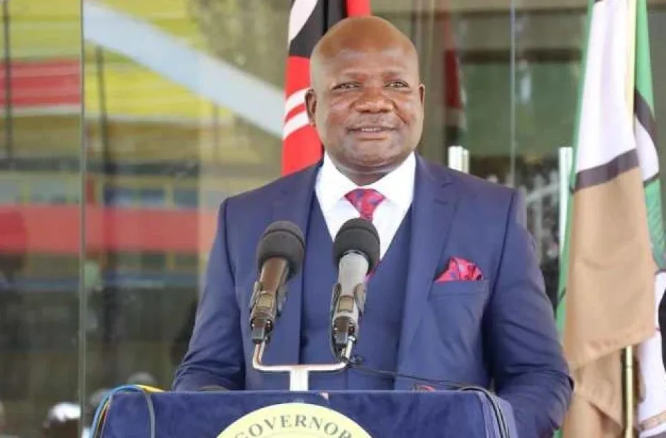 Kakamega Governor Fernandes Barasa at official function, viral witchcraft video dismissed as AI