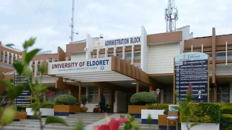 University of Eldoret Administration Block main gate