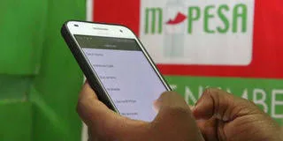 An illustration of mpesa transaction.