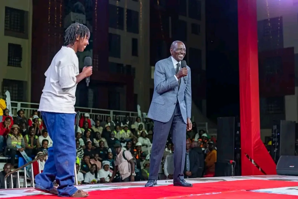 Ruto Reveals How 21-Year-Old Student Abigail Chepkemboi Became a Homeowner in Eldoret

