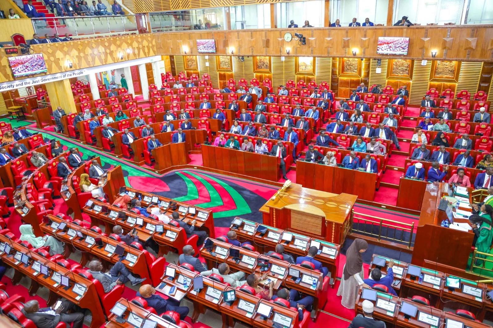 The national parliament building.