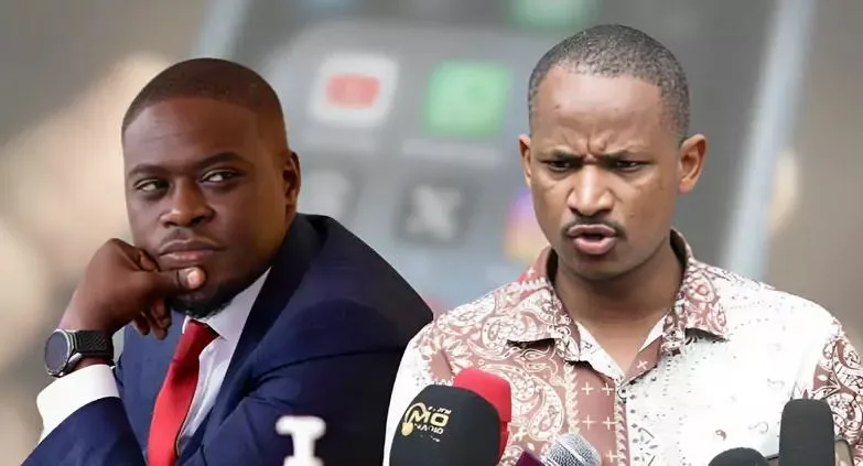 Babu owino and Nairobi governor Sakaja.