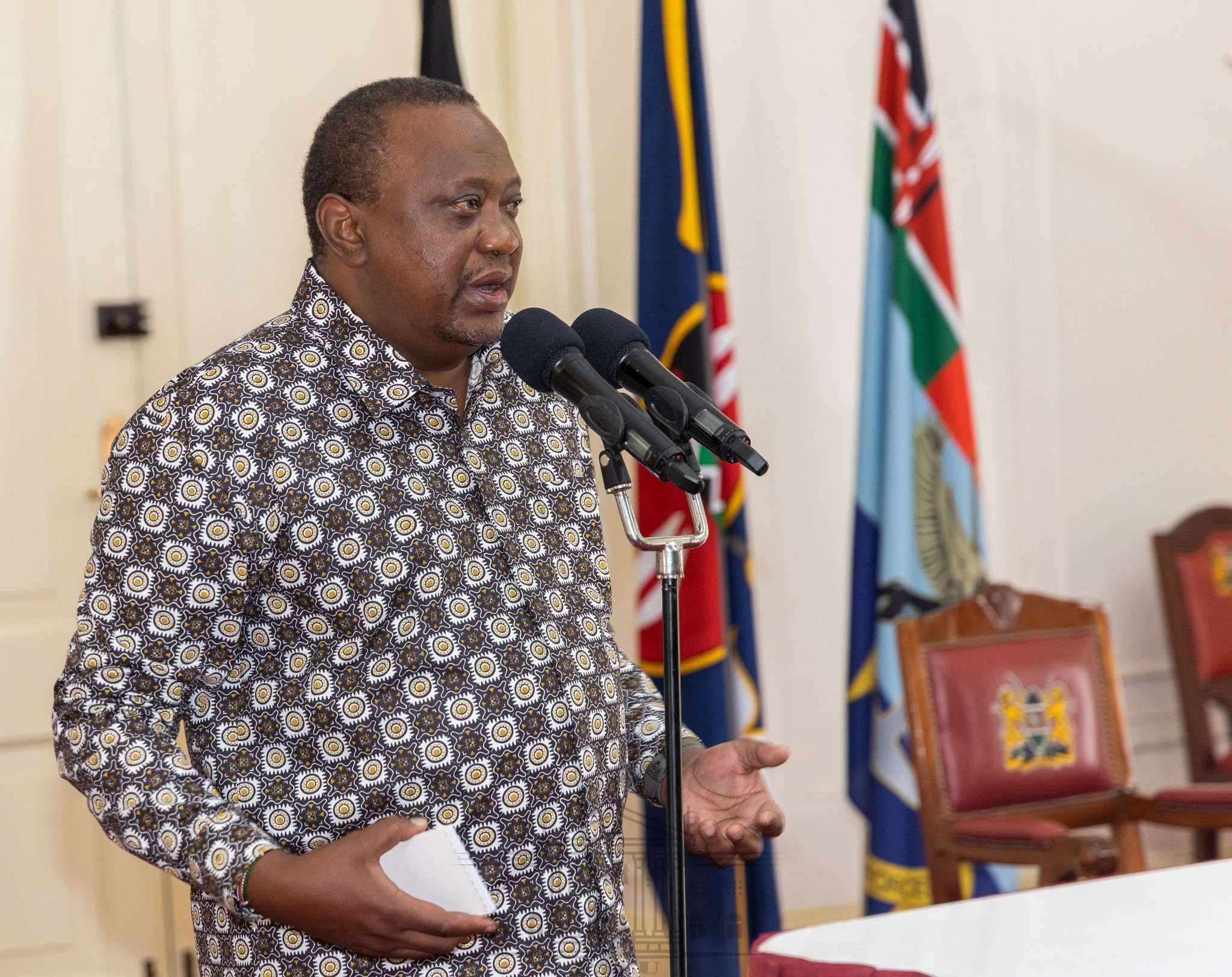 Uhuru meets Mandera Leaders