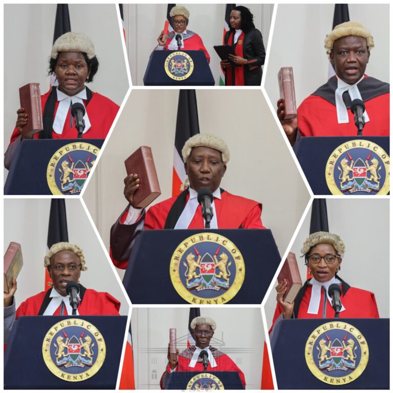 Go Serve The Nation With Fidelity, President Kenyatta Urges Newly Appointed Court Of Appeal Judges