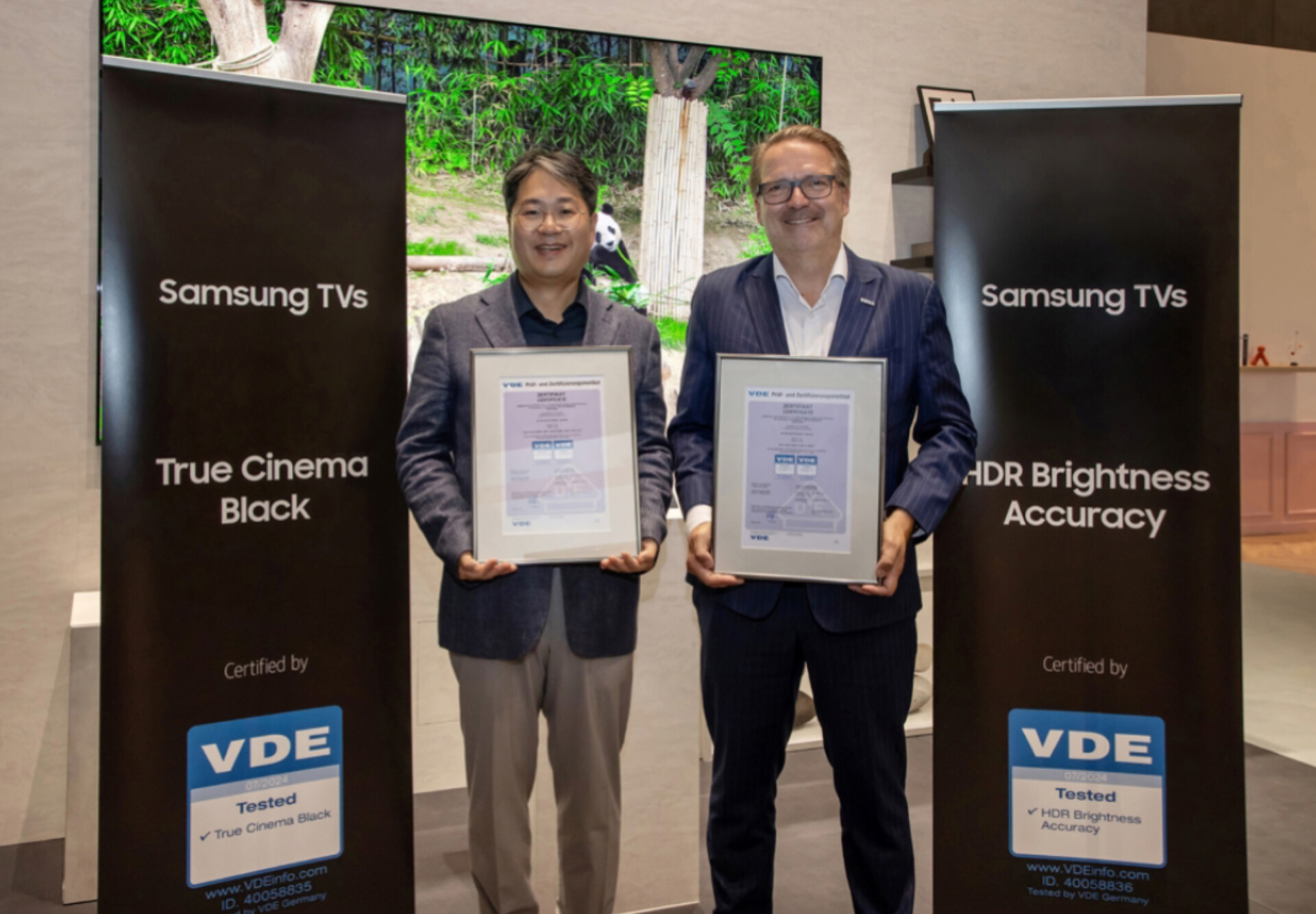 Samsung 2024 Neo QLED and QLED TVs Receive Industry-First Picture Quality Excellence Certifications From VDE