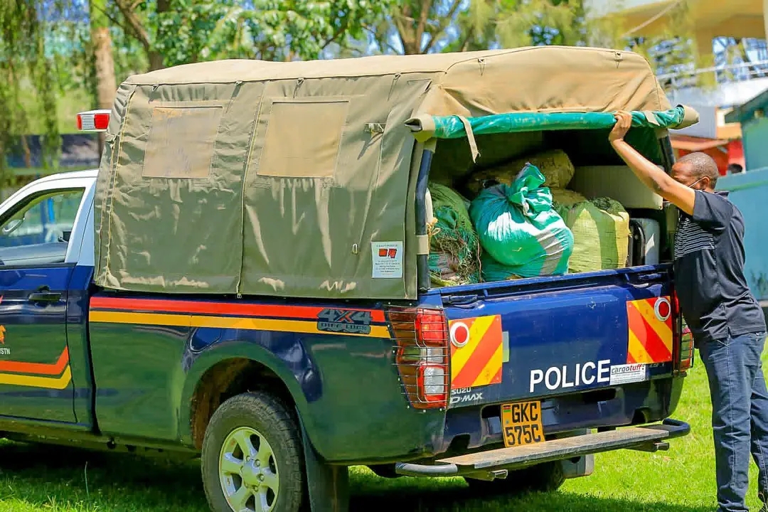 Police Destroy Over 4.6 Tonnes of Bhang and Contraband Sugar in Kisii
